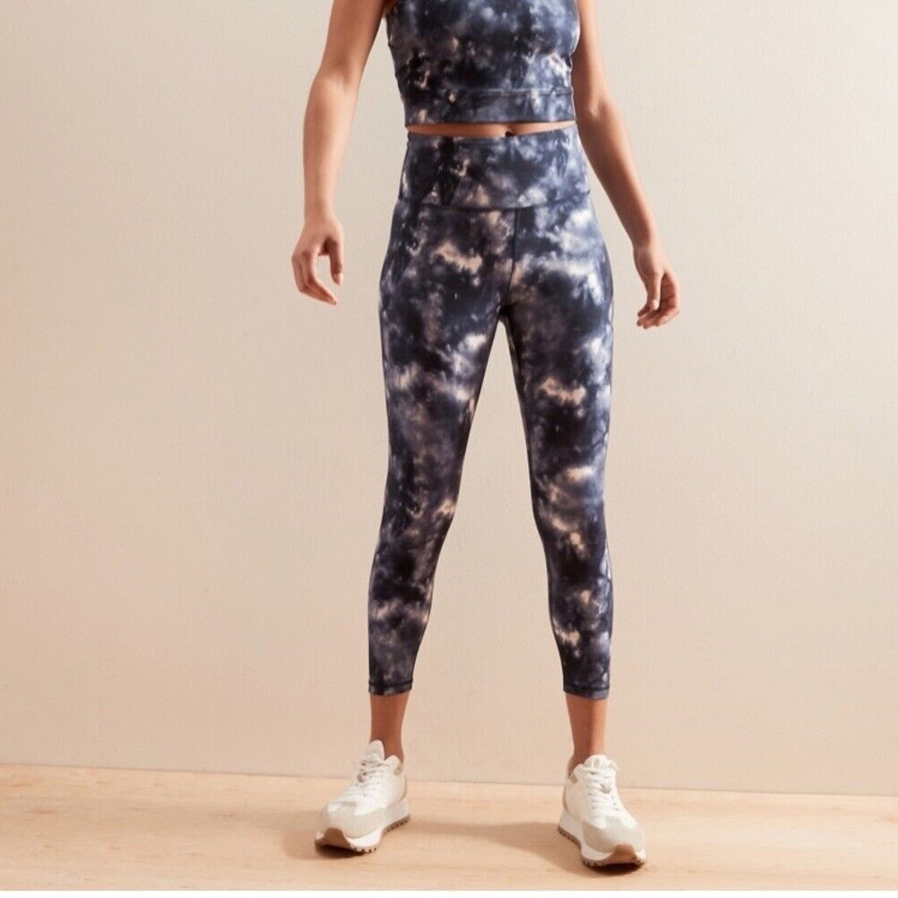 BANANA REPUBLIC || Tie Dye High Rise Leggings 7/8 Length Size Medium